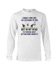 I Might Look Like I'm Listening To You Donkeys Long Sleeve Tee tile