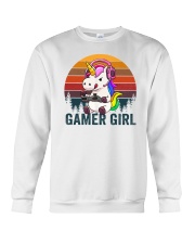 Gamer Girl Unicorn Crewneck Sweatshirt tile