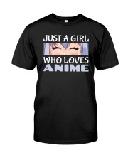 Just A Girl Who Loves Anime Classic T-Shirt front