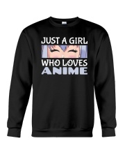 Just A Girl Who Loves Anime Crewneck Sweatshirt tile