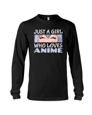 Just A Girl Who Loves Anime Long Sleeve Tee tile