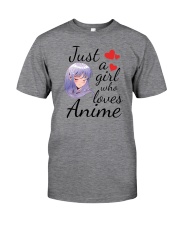 Just A Girl Who Loves Anime Classic T-Shirt front
