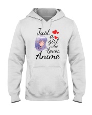 Just A Girl Who Loves Anime Hooded Sweatshirt tile