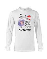 Just A Girl Who Loves Anime Long Sleeve Tee tile