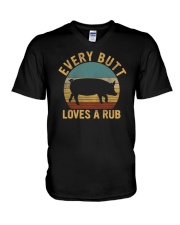 Every Butt Loves Rub V-Neck T-Shirt tile
