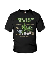 Things I Do In My Spare Time Plants Youth T-Shirt tile