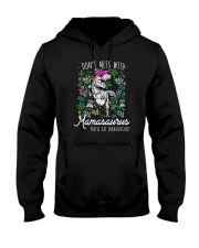Don't Mess With Mamasaurus Hooded Sweatshirt tile