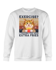 Exercise I Thought You Said Extra Fried Crewneck Sweatshirt tile