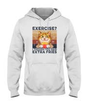 Exercise I Thought You Said Extra Fried Hooded Sweatshirt tile