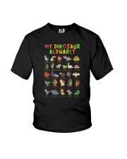 My Dinosaur Alphabet Youth T-Shirt front