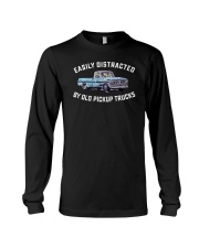 Easily Distracted By Old Pickup Trucks Long Sleeve Tee tile