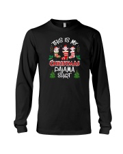 This Is My Christmas Pajama Shirt Axolotl Long Sleeve Tee tile