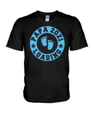 Papa 2021 Loading V-Neck T-Shirt tile