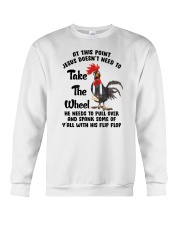 At This Point Jesus Chicken Crewneck Sweatshirt tile