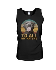 To All My Haters Pitbull Unisex Tank tile