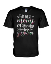 The Best Moms Get Promoted To Grandma V-Neck T-Shirt tile