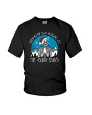 When You're Dead Inside Skeleton Youth T-Shirt tile