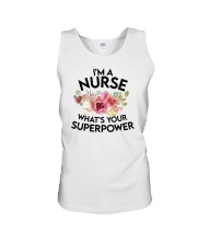 I'm A Nurse What's Your Superpower Unisex Tank tile