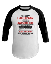 Sorry I Am Already Taken By A Freaking Awesome Guy Baseball Tee tile
