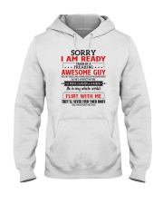 Sorry I Am Already Taken By A Freaking Awesome Guy Hooded Sweatshirt tile