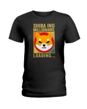Shiba Inu Millionaire Loading Ladies T-Shirt tile