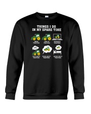 Things I Do In My Space Time Tractors Crewneck Sweatshirt tile