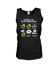 Things I Do In My Space Time Tractors Unisex Tank tile