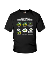 Things I Do In My Space Time Tractors Youth T-Shirt front