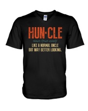 Huncle Like A Normal Uncle Vintage V-Neck T-Shirt tile