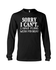 Sorry I Can't I Have Plants With My Boat Long Sleeve Tee tile