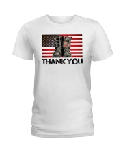 Thank You Vetetans Ladies T-Shirt tile