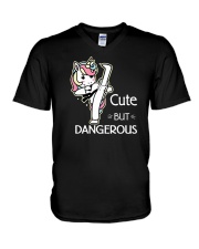 Cute But Dangerous V-Neck T-Shirt tile