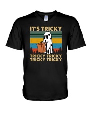 It's Tricky Tricky Tricky V-Neck T-Shirt tile