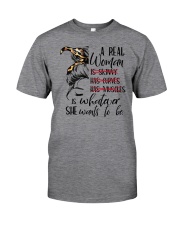 A Real Woman Is Whatever She Want To Be Classic T-Shirt tile