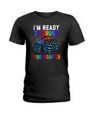 I'm Ready To Crush Kindergarten Truck Ladies T-Shirt tile