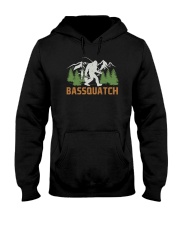 Bassquatch Bigfoot Fishing Hooded Sweatshirt tile