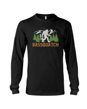 Bassquatch Bigfoot Fishing Long Sleeve Tee tile