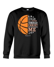 I Can Do All Things Though Christ Basketball Crewneck Sweatshirt tile