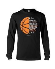 I Can Do All Things Though Christ Basketball Long Sleeve Tee tile