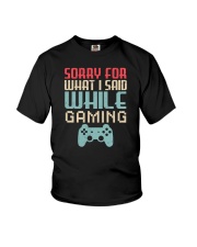 Sorry For What I Said While Gaming Youth T-Shirt tile