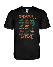 Dinosaur Expert V-Neck T-Shirt tile