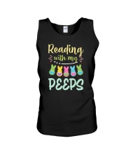 Reading With My Peeps Unisex Tank tile