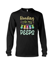 Reading With My Peeps Long Sleeve Tee tile