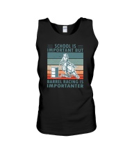 School Is Important But Barrel Racing Is Importanter 1 Unisex Tank tile