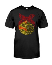 This Mom Loves Her Softball Girl To The Moon Classic T-Shirt front