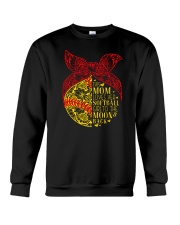 This Mom Loves Her Softball Girl To The Moon Crewneck Sweatshirt tile
