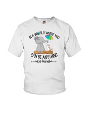 In A World Where You Can Be Anything Be Kind Youth T-Shirt tile