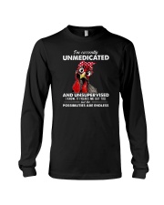 I'm Currently Unmedicated And Unsupervised Chicken Long Sleeve Tee tile