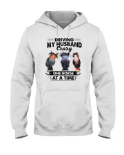 Driving My Husband Crazy One Horse At A Time Hooded Sweatshirt tile