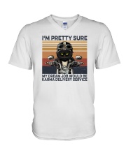I'm Pretty Sure My Dream Cat V-Neck T-Shirt tile